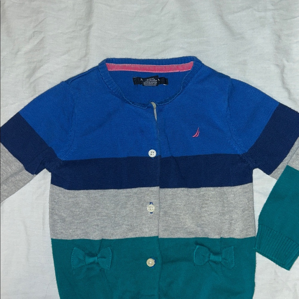 Nautical Cardigan Sweater 24 Months 100% Cotton